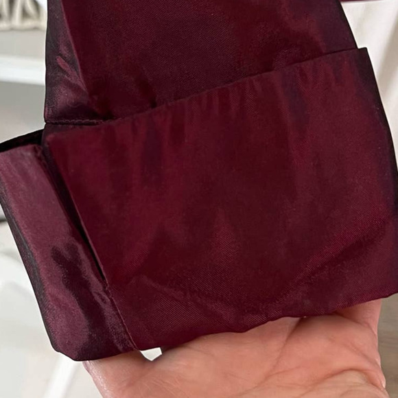 JS Collections Women's Dress Jacket, size 12. Burgundy Special Occasion - Picture 8 of 12